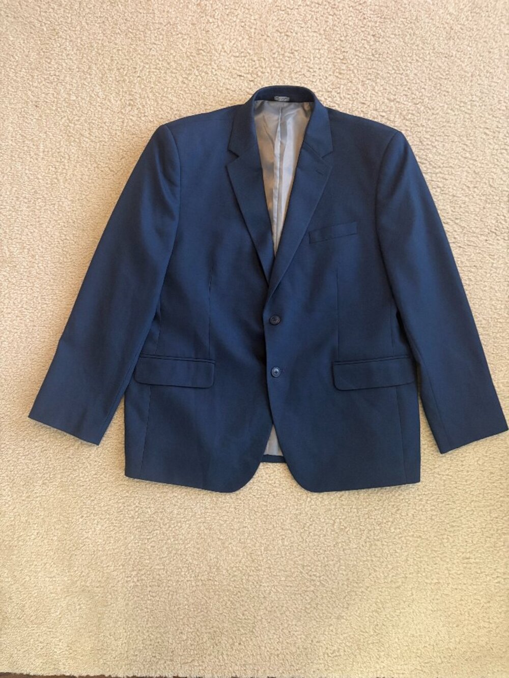 Haggar Tailored Fit Travel Performance Suit Jacket – Size 44 Short – Navy